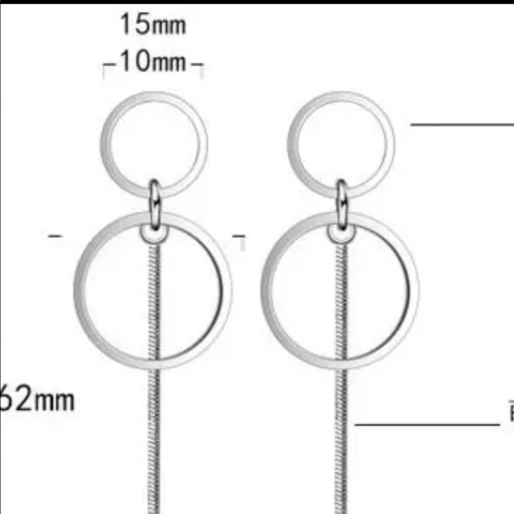 🌟 Sterling Silver 925 Earrings - Picture 2 of 2